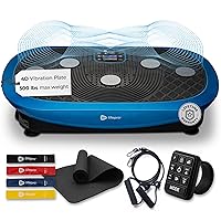 Rumblex Plus 4D Vibration Plate Exercise Machine -Triple Motor Oscillation,Linear, Pulsation+3D/4D Motion Vibration Platform |Whole Body Viberation Machine for Weight Loss & Shaping.