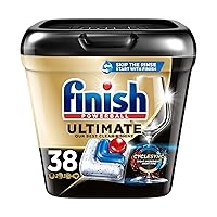 Finish Ultimate Dishwasher Detergent- 38 Count - With CycleSync™ Technology - Dishwashing Tablets - Dish Tabs