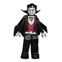 Disguise Lego Vampire Prestige Costume, Black, Small (4-6)