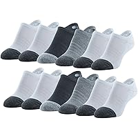 Peds Womens High Cut No Show Socks, 12-Pairs