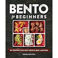 Bento for Beginners: 60 Recipes for Easy Bento Box Lunches Bento for Beginners: 60 Recipes for Easy Bento Box Lunches Paperback Kindle Spiral-bound