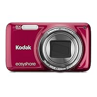 Kodak EasyShare M583 14 MP Digital Camera with 8x Optical Zoom and 3-Inch LCD - Red