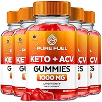 (5 Pack) Pure Fuel Keto ACV Gummies Advanced Formula, Pure Fuel Keto+ ACV Gummies Apple Cider Vinegar 1000MG Vitamin Supplement, Pure Fuel Keto+ACV Gummies Folate Vitamin B12 Beet Root (300 Gummies)