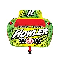 Wow World of Watersports Howler Inflatable Cockpit Towable Tube for Boating