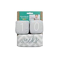 Baby Milestone Markers, Baby Month Plush Blocks, New and Expecting Moms Gift, Baby Age Milestone Keepsakes, Newborn Photo Props