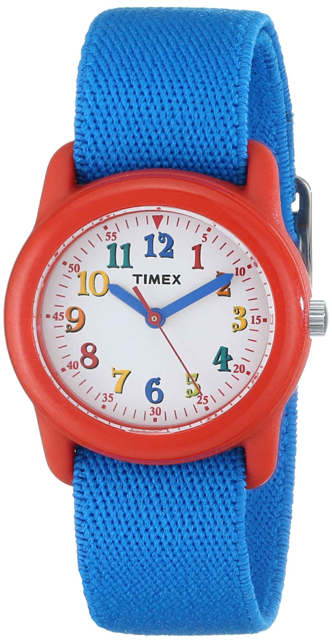 Timex Kids Time Analog Elastic Fabric Strap Watch