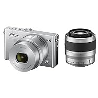 Nikon1 J4 Silver Double Zoom Kit - International Version