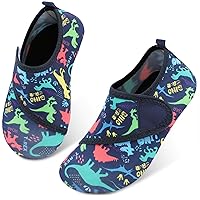 L-RUN Toddler Water Shoes Barefoot Aqua Socks Kids Swim Shoes for Beach Pool Surfing Yoga