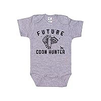 Raccoon Hunting Onesie/Future Coon Hunter/Unisex Bodysuit/Super Soft/Baby Hunting Outfit
