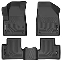 Husky Liners - Weatherbeater | Fits 2014 - 2015 Jeep Cherokee - Front & 2nd Row Liner - Black, 3 pc. | 99031