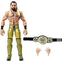Mattel WWE Elite Action Figures & Accessories, 6-inch Collectible Seth Rollins with 25 Articulation Points, Life-Like Look & Swappable Hands