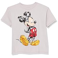Disney Boys' Mickey Mouse Short Sleeve T-Shirt Little Big Kid