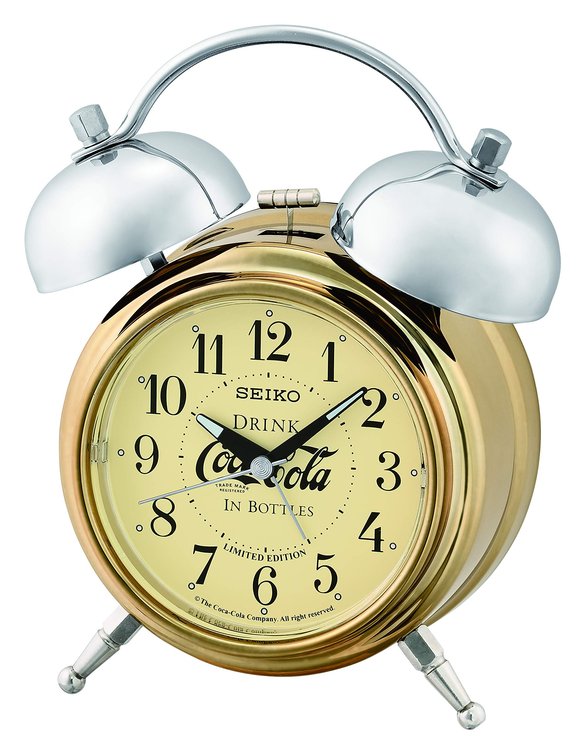 Mua SEIKO Deux Bell Bedroom Alarm Coca-Cola Clock, Gold trên Amazon Mỹ  chính hãng 2023 | Giaonhan247
