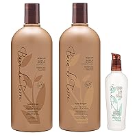 Sleek & Smooth Smoothing Shampoo/Conditioner | Argan & Monoi Oils | Smooths & Controls Frizzy or Unruly Hair | Paraben Free | Color-Safe