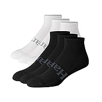 Hanes mens Originals Supersoft Socks, Cushioned Ankle Viscose from Bamboo, Size 6-12, 6-pairs