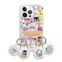 Sonix Hello Kitty and Friends Sticker Case for iPhone 13 Pro Max + Hello Kitty & Friends Sticker Party (4-Pack) Cases for AirTags