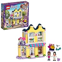 LEGO Friends Emma’s Fashion Shop 41427, Includes Friends Emma and Andrea Buildable Mini-Doll Figures and a Range of Fashion Accessories to Inspire Hours of Creative Fun (343 Pieces)