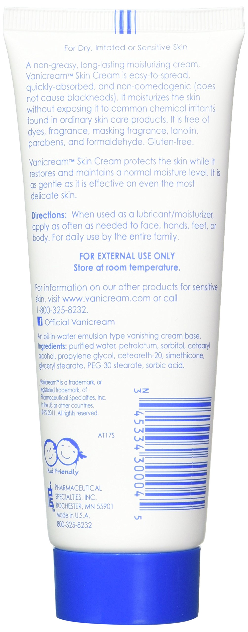 Vanicream Moisturizing Skin Cream For Sensitive Skin, 8 Ounce (Pack of 2)