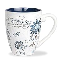 Pavilion Gift Company Blessing Ceramic Mug, 17-Ounce, Mark My Words,Multicolored