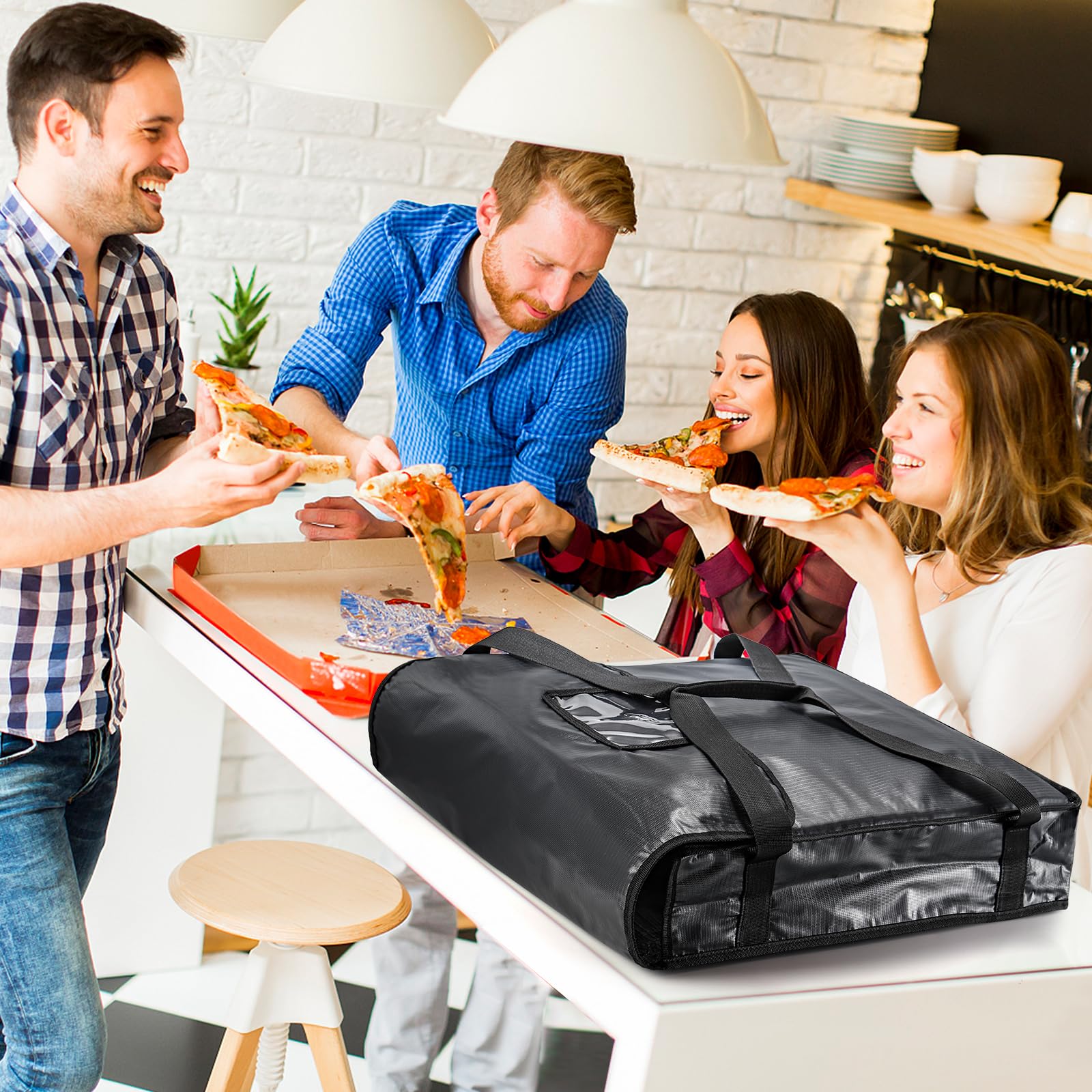 Electric Heated & Insulated Pizza & Food Delivery Bag – Homevative
