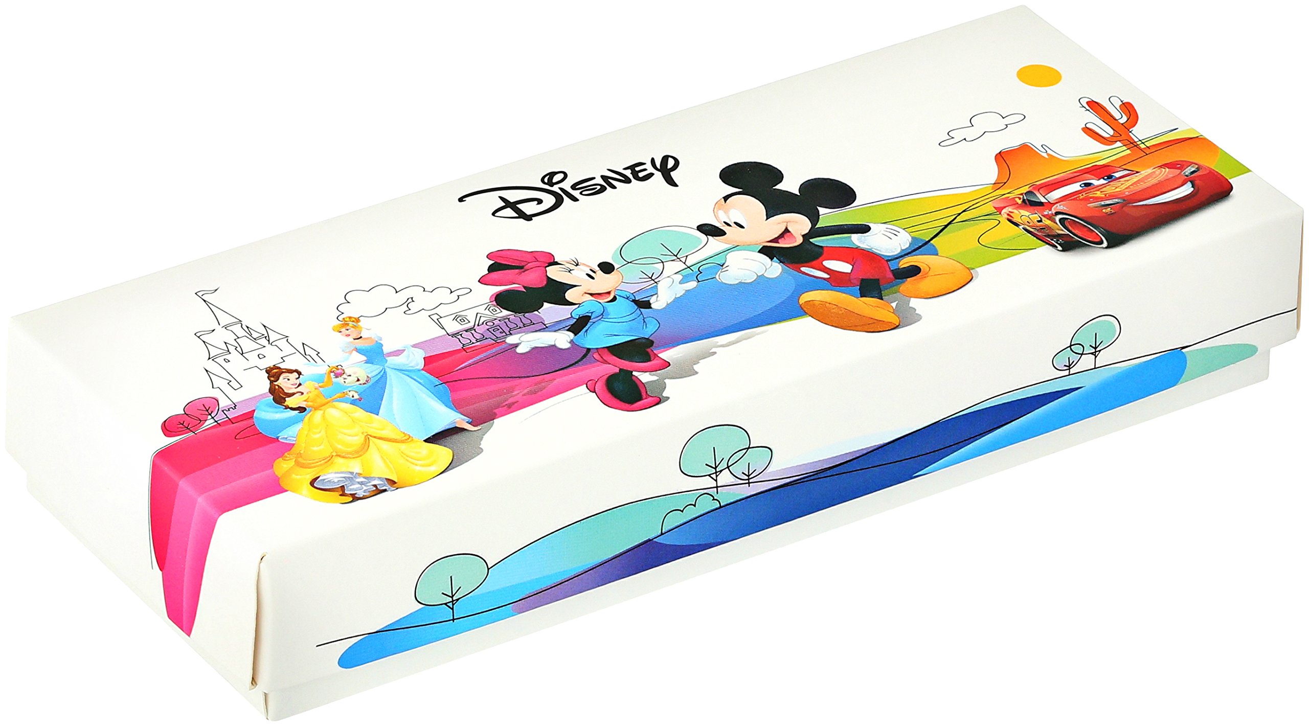 Disney Minnie Mouse Kids' Plastic Time Teacher Analog Quartz 3D Strap Watch