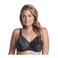PLAYTEX Women's Secrets Love My Curves Signature Floral Underwire Full Coverage Bra Us4422