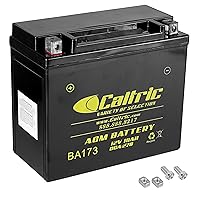 Caltric GYZ20H-A AGM Battery compatible with Honda Talon 1000R SXS1000S2R 2019 2020 2021 / 12V 18Ah