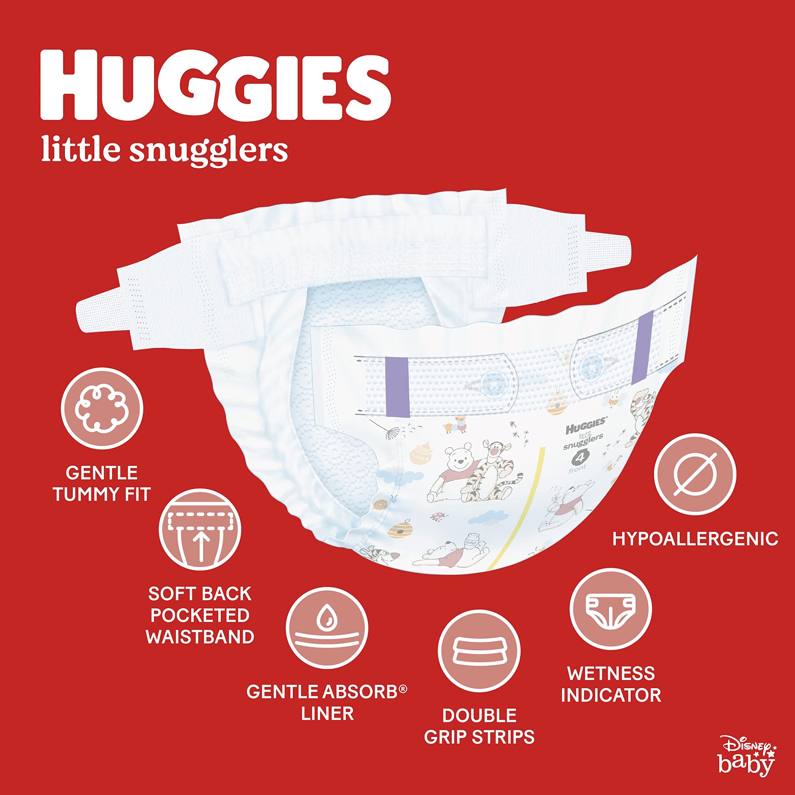 Baby Diapers and Wipes Bundle: Huggies Little Snugglers Size 2, 180ct & Natural Care Sensitive Baby Diaper Wipes, Unscented, 12 Flip-Top Packs (768 Wipes Total) (Packaging May Vary)