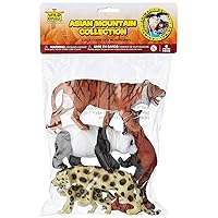 Wild Republic Asian Mountain Polybag, Kids Gifts, Educational Toys, 6-Piece