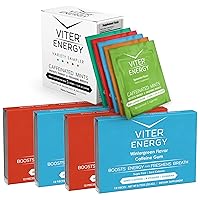 Viter Energy 60mg Caffeine Gum Variety and Original 40mg Caffeine Mints Variety Sampler Packs Bundle - Caffeine, B Vitamins, Sugar Free, Vegan, Powerful Energy Booster for Focus & Alertness