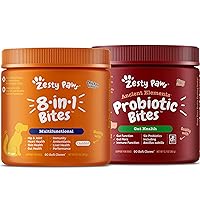 Ancient Elements Probiotics for Dogs - Chewable Dog Probiotic Supplement + Multifunctional Supplements for Dogs - Glucosamine Chondroitin for Joint Support