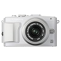 Olympus Mirrorless SLR E-PL6 with M Zuiko Digital 14-42mm Lens (White) - International Version