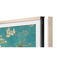 SAMSUNG 55” The Frame TV Customizable Bezel, Magnetic, Quick and Easy Installation, VG-SCFC55SGMZA, 2023, Sand Gold Metal