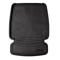 Clek Mat-Thingy Car Seat Protector Featuring LATCH-Compatible Design with Anti-Spill and Compression Damage Protection, Black