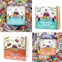 Snack Hut Retro Candy and Birthday Candy Gift Box - Vintage Candy Box - Nostalgic Assortment Boxes - Birthday Gift Ideas For Men Women & Children - Candy Gift Basket