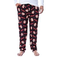 Bioworld Chucky Mens' Face and Logo Toss Print Pajama Lounge Pants Sleepwear