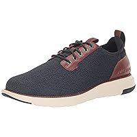 Cole Haan Men's Grand Atlantic Knit Oxford, Navy Ink/Woodbury/Ivory, 7 Wide