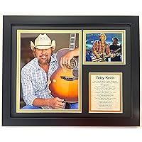 Toby Keith | American Country Singer and Songwriter | Framed Double Matted Photo Collages | (12