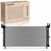 A-Premium Engine Coolant Radiator Compatible with Chevy Silverado, Suburban, Tahoe & GMC Sierra, Yukon & Cadillac Escalade, Automatic Transmission, With TOC, Without EOC