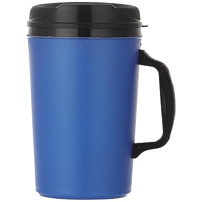 ThermoServ Foam Insulated Mug, 20-Ounce, Pearl Dark Blue