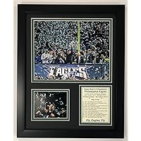 Philadelphia Eagles Super Bowl 52 NFL Champions Collectible | Framed Photo Collage Wall Art Decor - 12