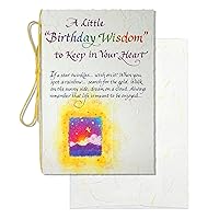 Blue Mountain Arts Birthday Card—Uplifting Birthday Message for a Friend, Family Member, or Someone Special in Your Life (A Little “Birthday Wisdom” to Keep in Your Heart)