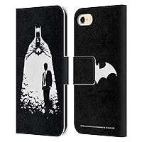 Head Case Designs Officially Licensed Batman DC Comics Alter Ego Bats Duality Leather Book Wallet Case Cover Compatible with Apple iPhone 7/8 / SE 2020 & 2022