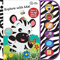 Baby Einstein – Explore with Me! - Touch & Feel Textured Sound Pad for Tactile Play - PI Kids (English and Spanish Edition)