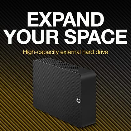 Seagate Expansion 12TB External Hard Drive HDD - USB 3.0, with Rescue Data Recovery Services (STKP12000402)