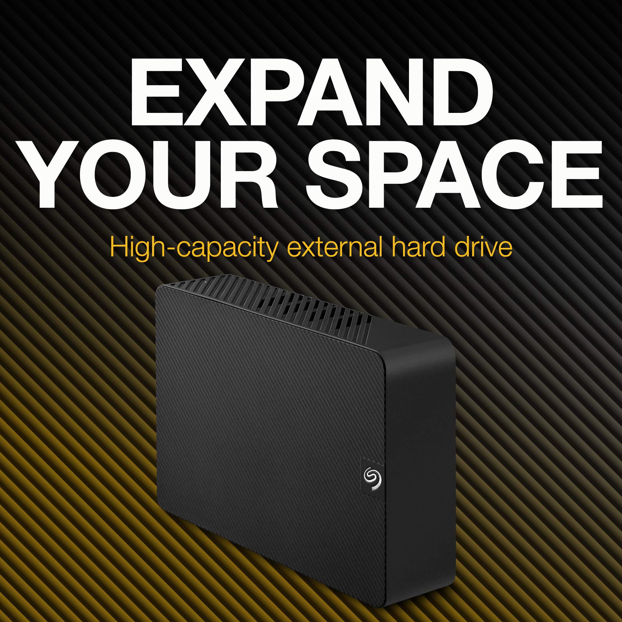Seagate Expansion 12TB External Hard Drive HDD - USB 3.0, with Rescue Data Recovery Services (STKP12000402)