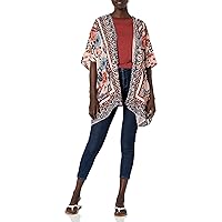 Angie Women's Printed Kimono Cardigan