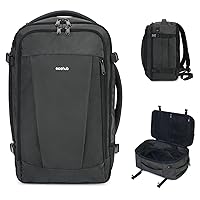 ECOHUB Travel Backpack 16'' Personal Item Backpack with 13 Pockets Carry on Bags for Airplanes Travel bags for Women Men Airlines Approved Small Backpack with USB Port Casual Daypack Grey