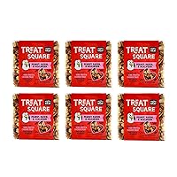 (Case of 6) Treats 7.5 oz. Square-Mealworm and Peanut, 4.25