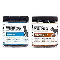WINPRO All-Natural Allergy Relief and Gut Health Bundle, 120 Chews, Plasma Powered Grain Free Soft Chews Providing Relief from Itchy, Irritated Skin, Digestive Health and Immunity